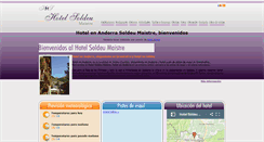 Desktop Screenshot of hotelsoldeumaistre.com